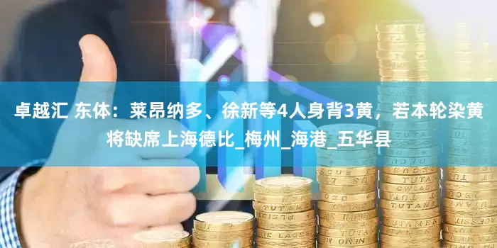 卓越汇 东体：莱昂纳多、徐新等4人身背3黄，若本轮染黄将缺席上海德比_梅州_海港_五华县